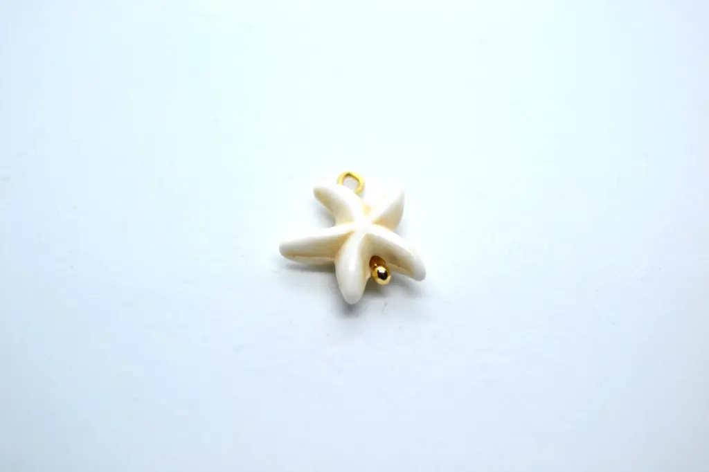 Starfish stone charm