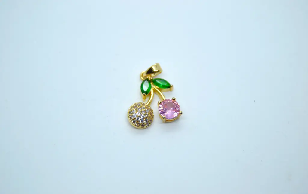 Cherry charm pink\red and diamond