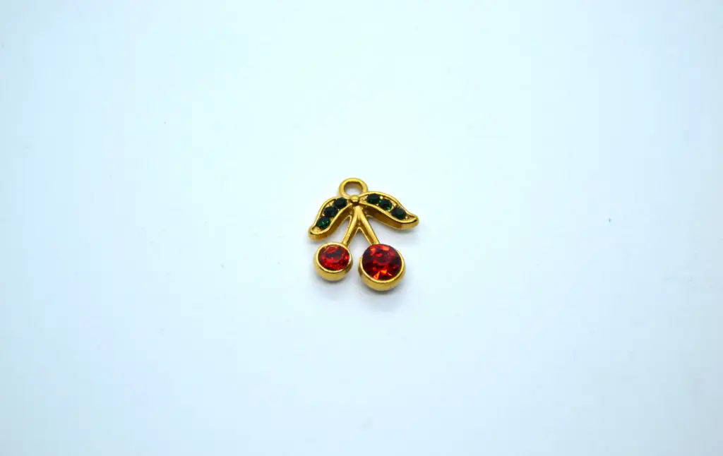 Small cherry charm-Stainless steel