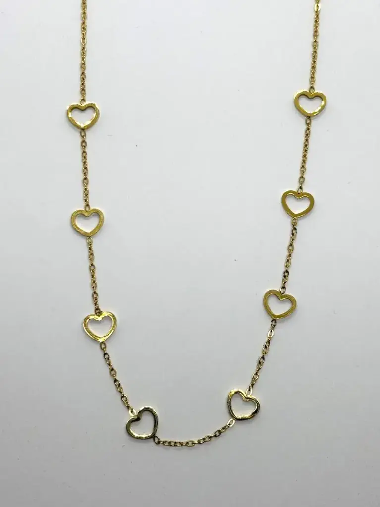 Simple heart necklace-Stainless steel