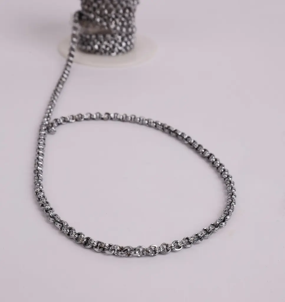 Connected silver chain-Stainless steel