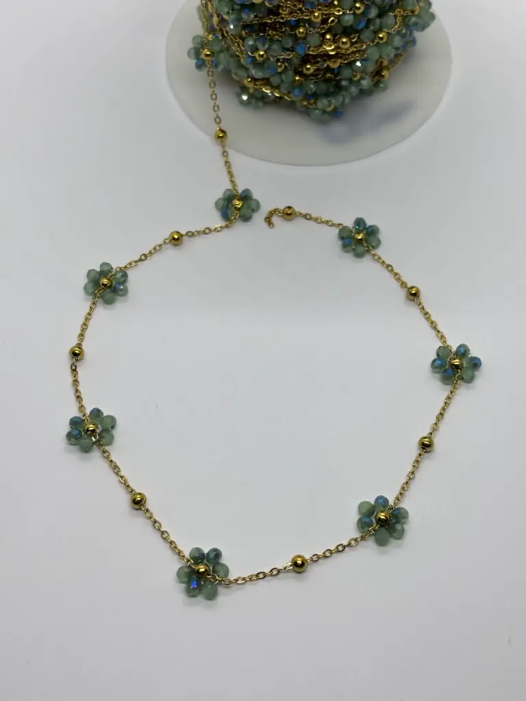 Flower chain-Stainless steel