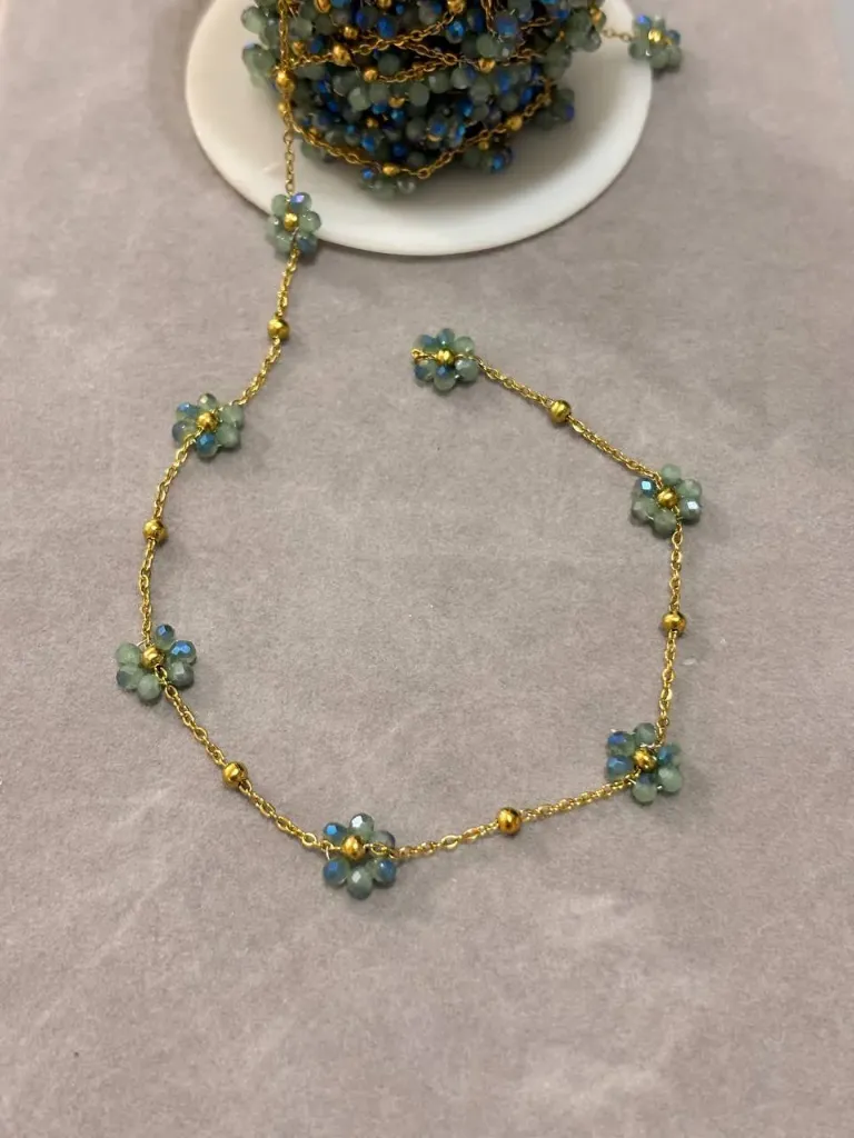 Flower chain-Stainless steel (bracelet)