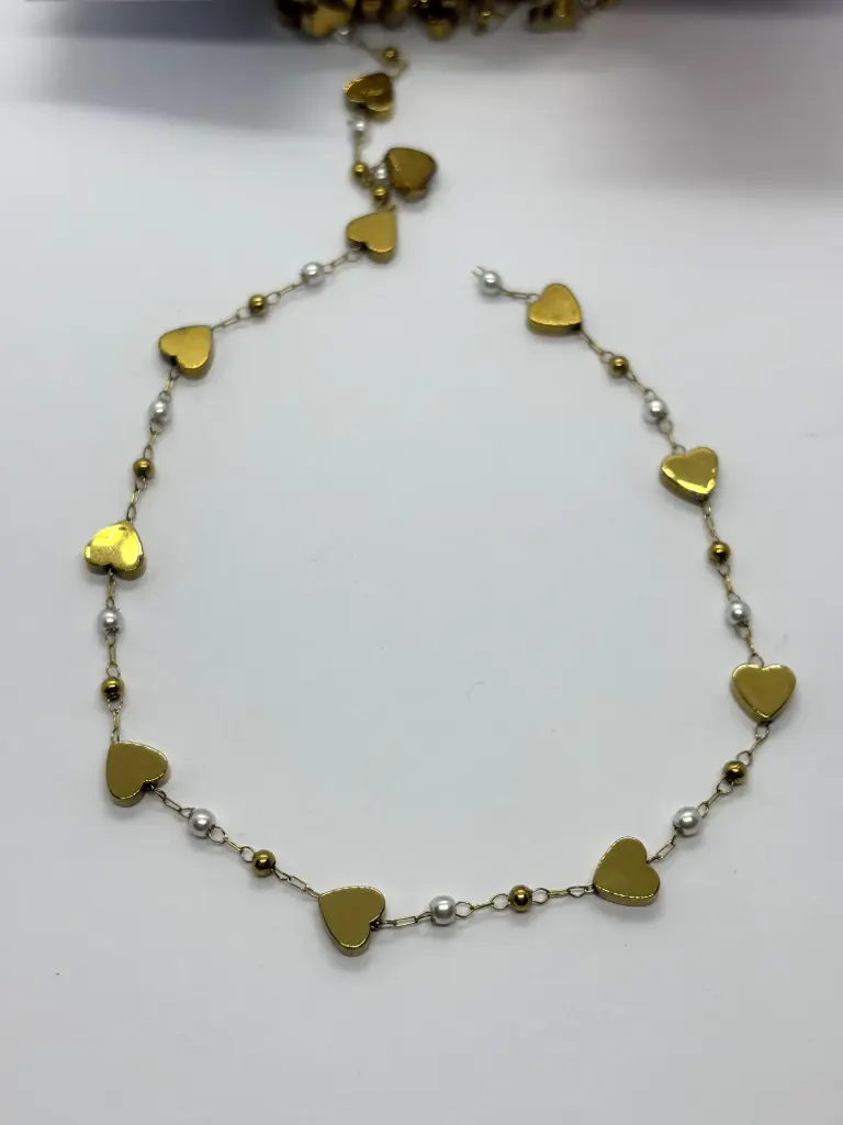 Mini heart chain-Stainless steel