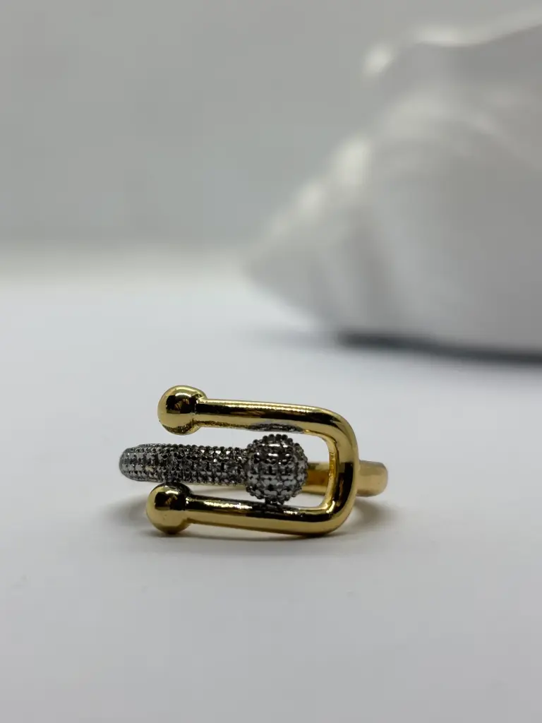 Gold-Silver stainless steel ring