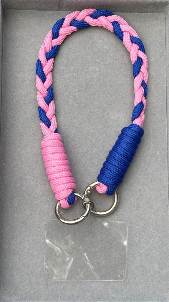 Blue and pink Phone holder