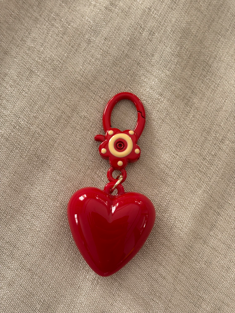 Red heart charm
