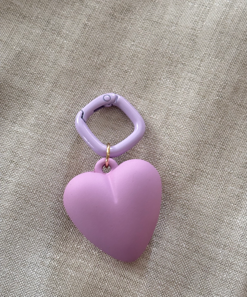 Velvet Purple Heart charm