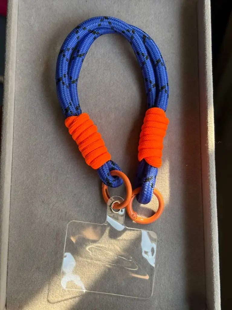 Blue and orange Phone Holder