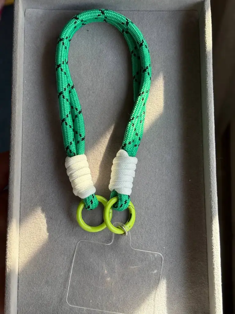 Green Phone Holder