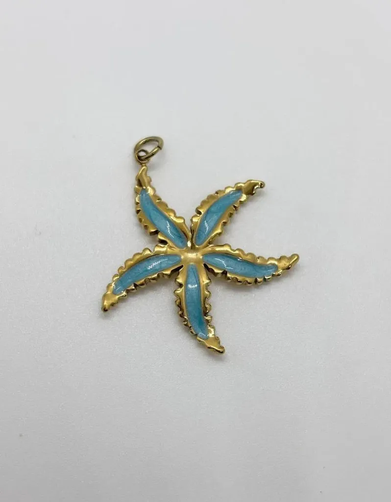 Baby Blue Star fish-Stainless steel