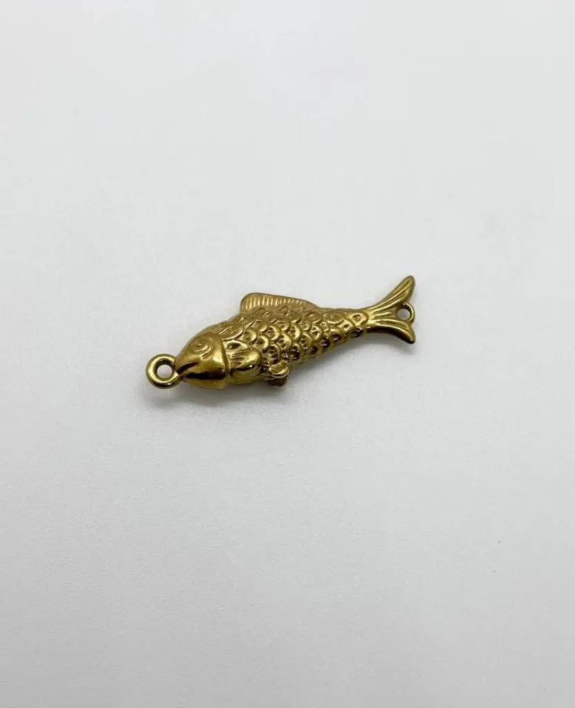 Big fish charm-Stainless steel