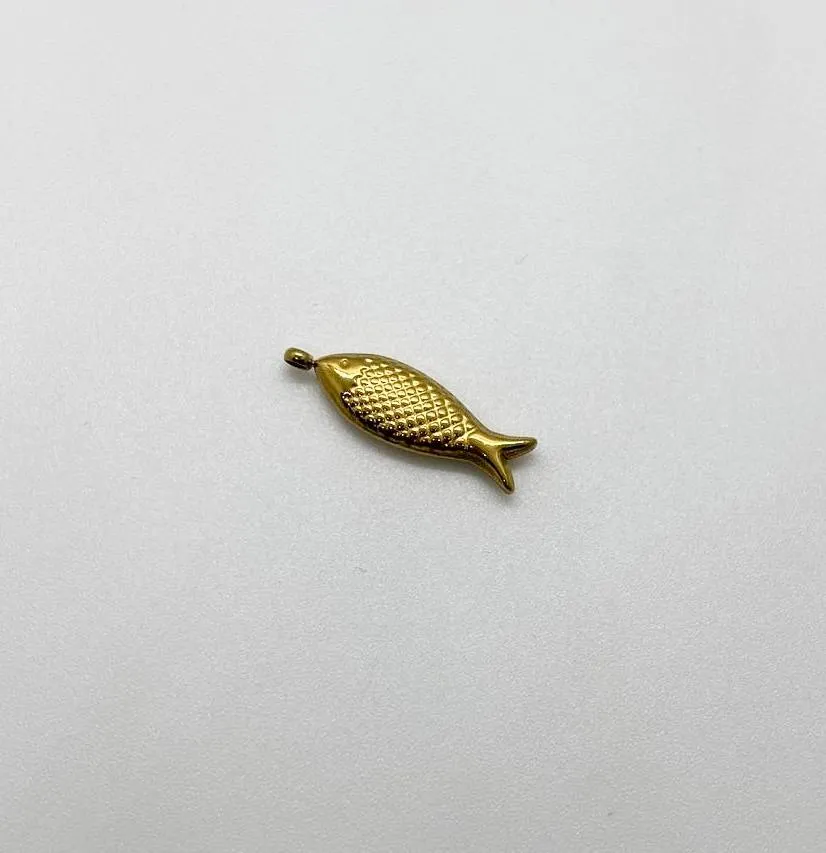 Small fish charm-Stainless steel