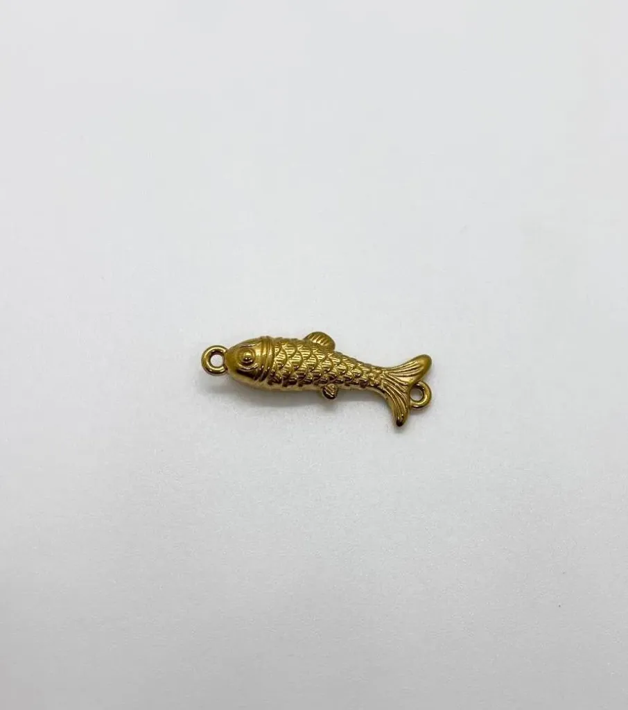 Small fish charm-Stainless steel