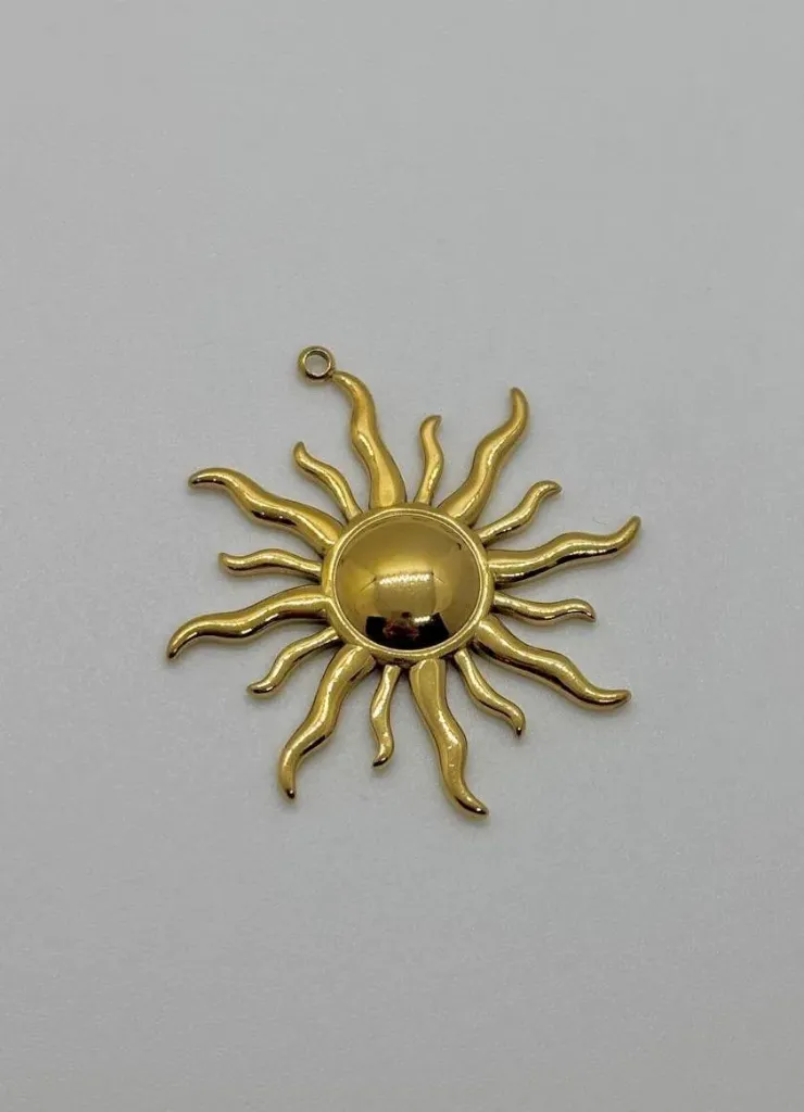 Sun charm-Stainless steel