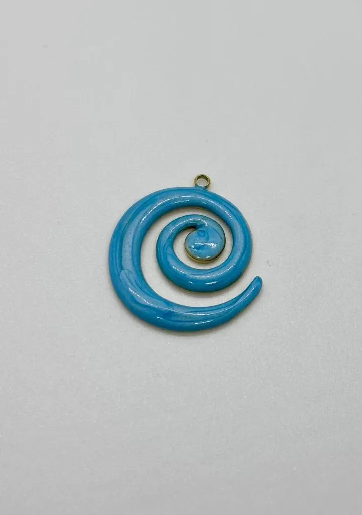 Light blue Moana charm-Stainless steel