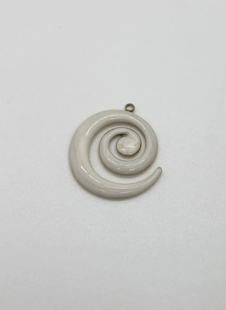 White Moana charm-Stainless steel