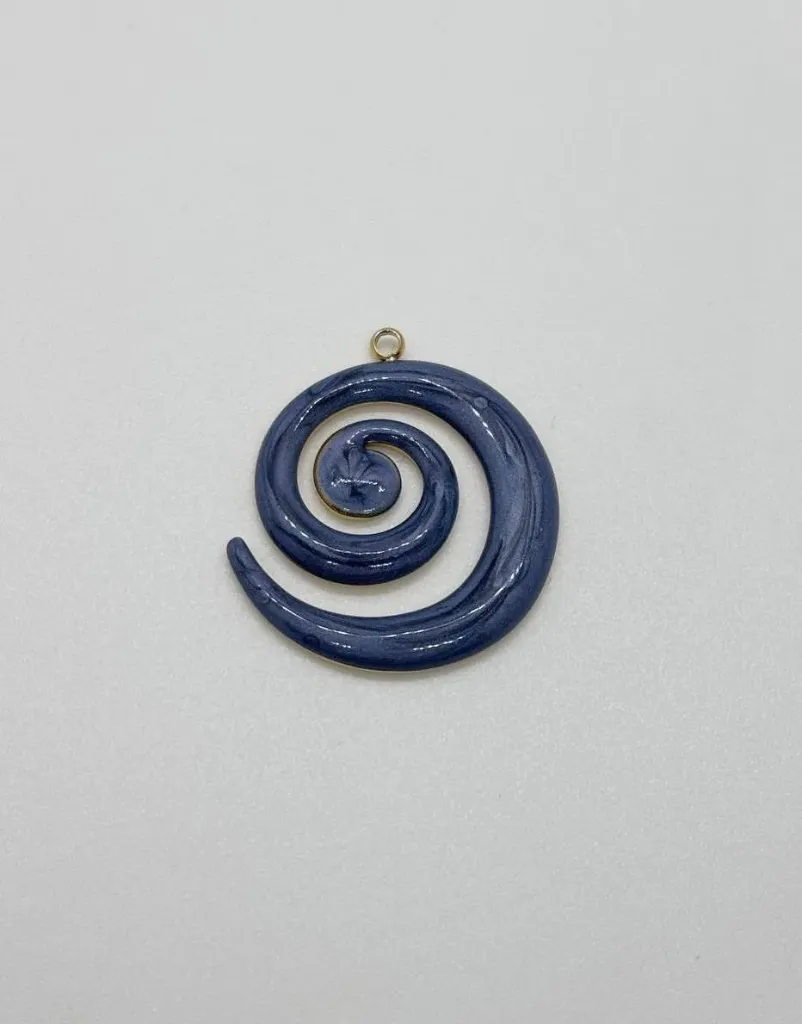 Dark blue Moana charm-Stainless steel