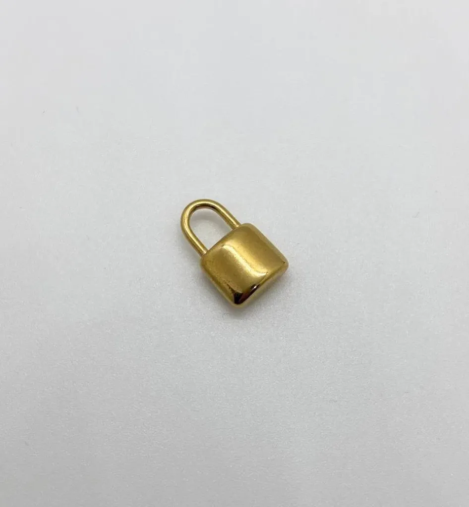 Lock Charm-Stainless steel