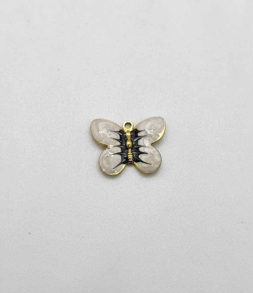 Black butterfly charm-Stainless steel