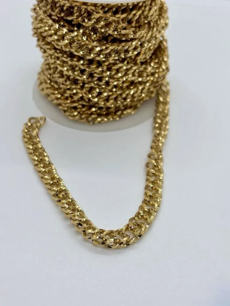 Thin curb chain-Stainless steel (bracelet)