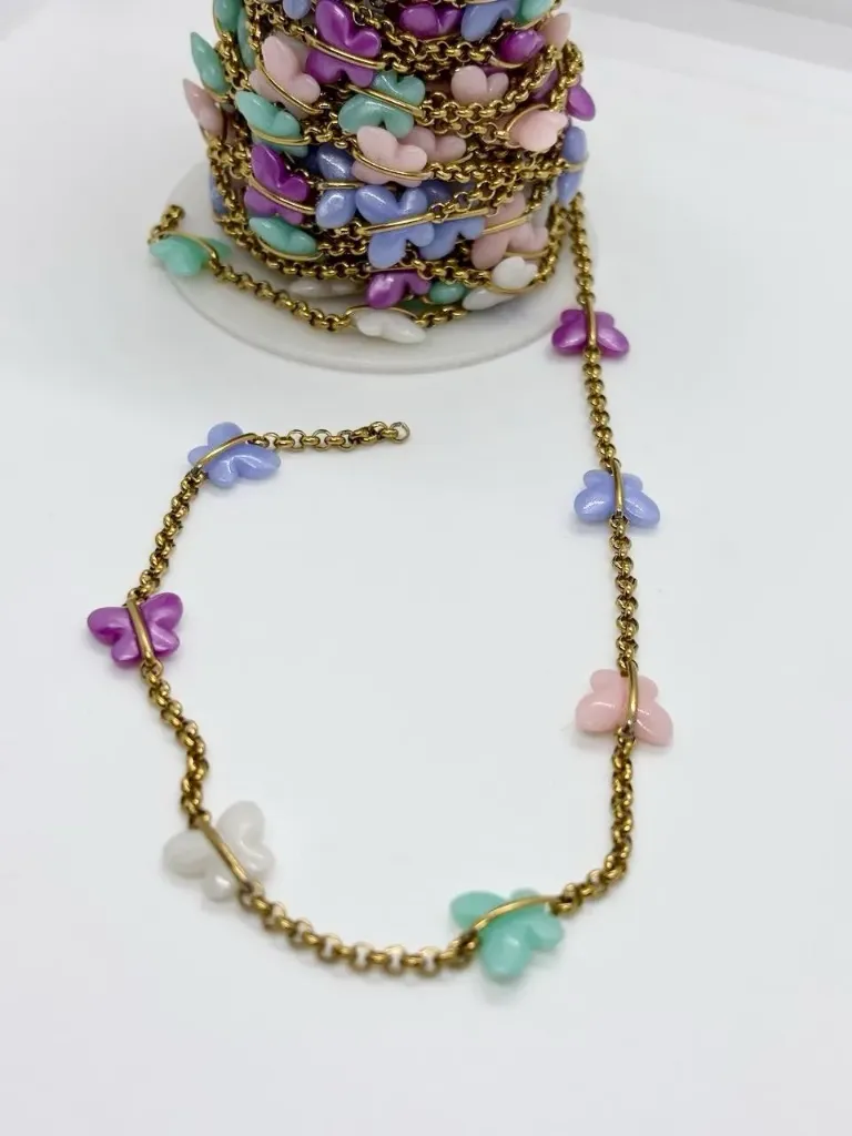 Butterfly stainless steel chain