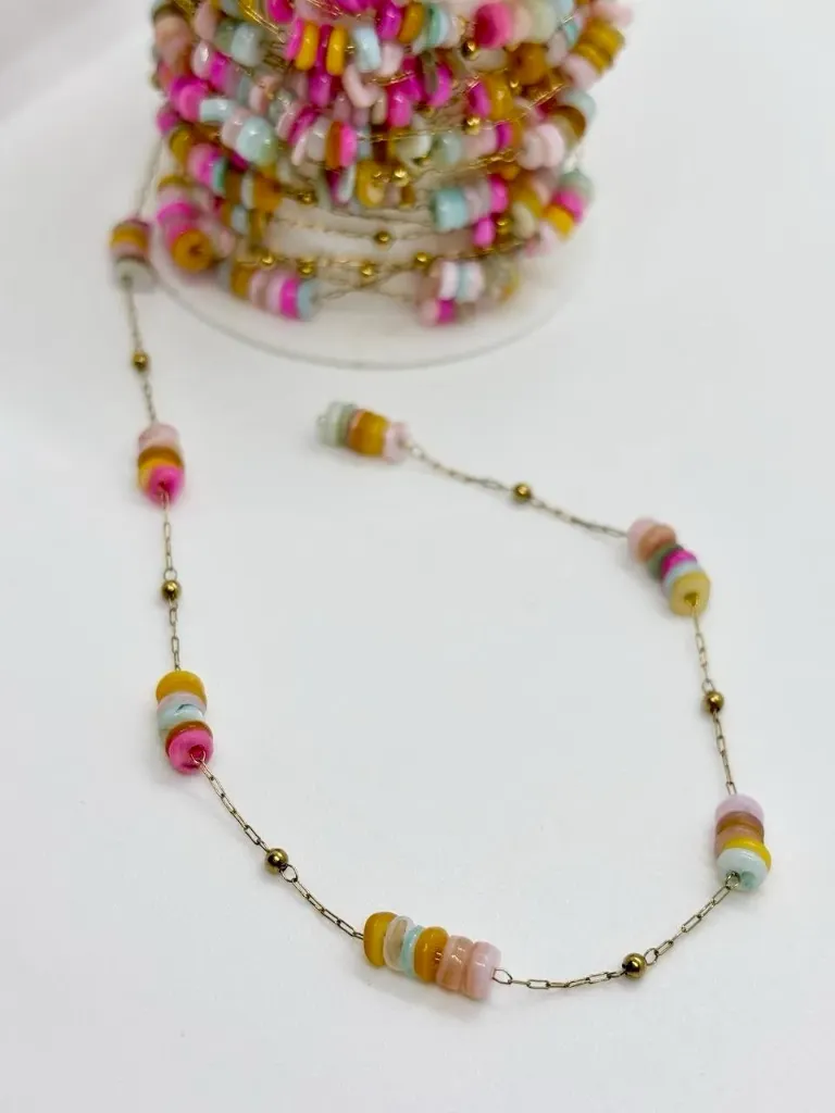 Coloured chain-Stainless steel
