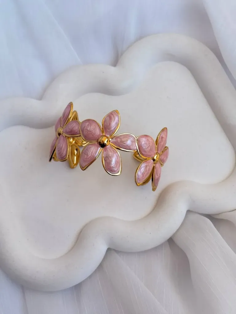 Pink bangle-Stainless steel
