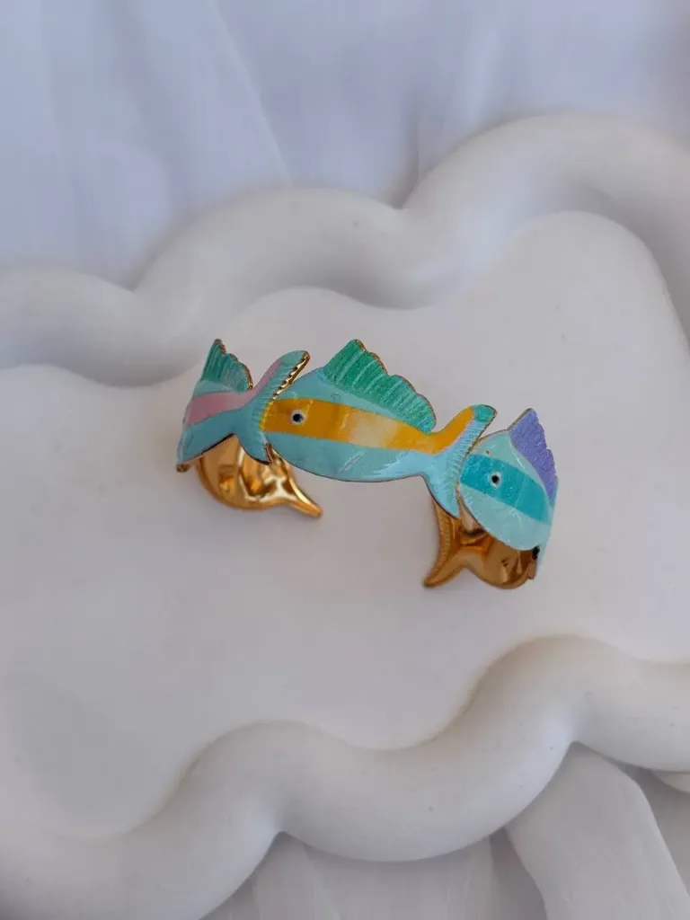 Fish bangle-Stainless steel