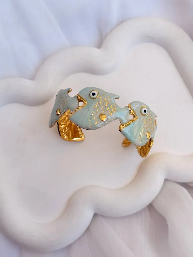 Fish bangle-Stainless steel