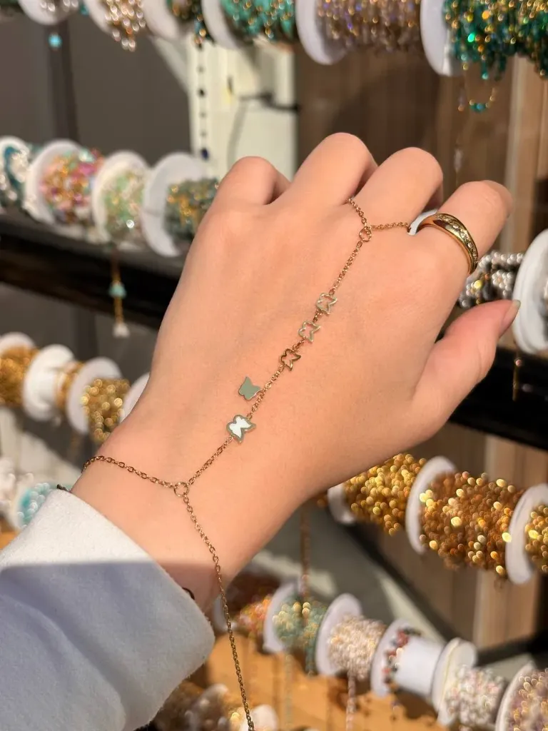 Butterfly Hand chain-Stainless steel