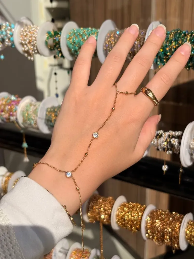 Studs hand chain-Stainless steel