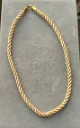 Beige rope necklace
