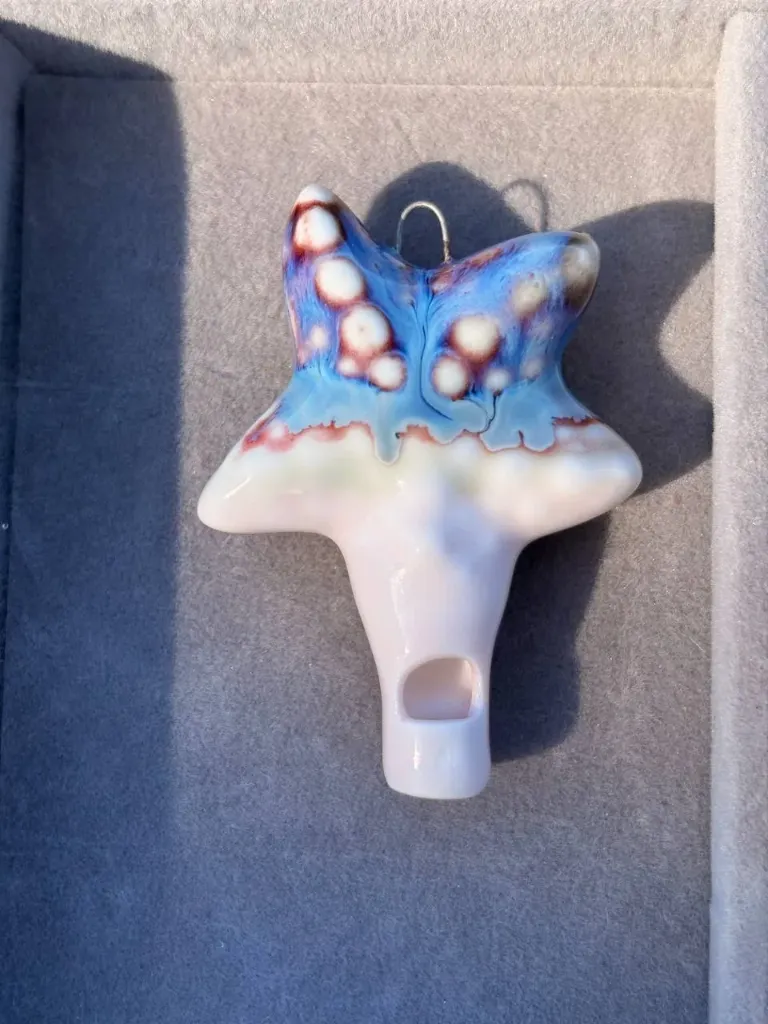 Pink star fish charm