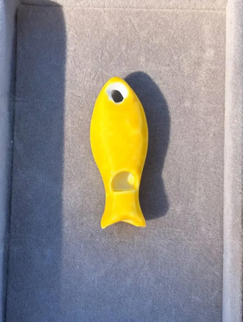 Yellow fish charm