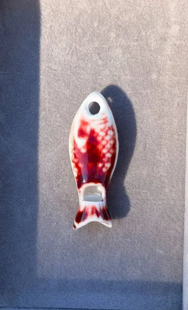 Red fish charm