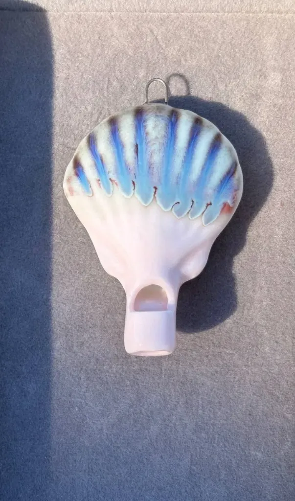 Pink shell charm