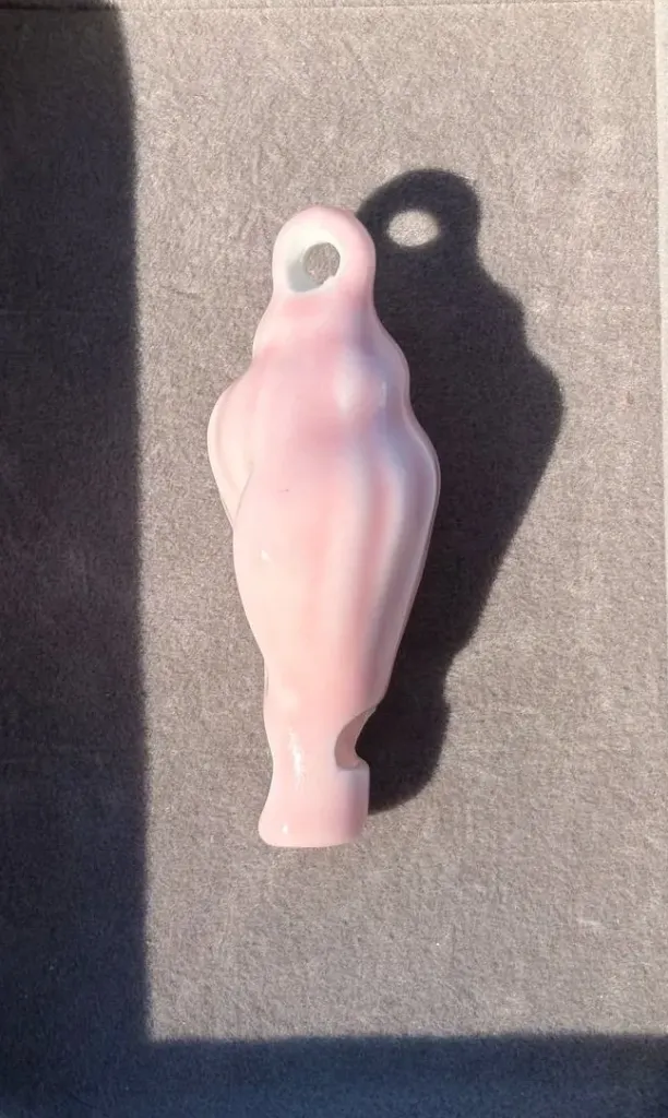 Pink seashell charm