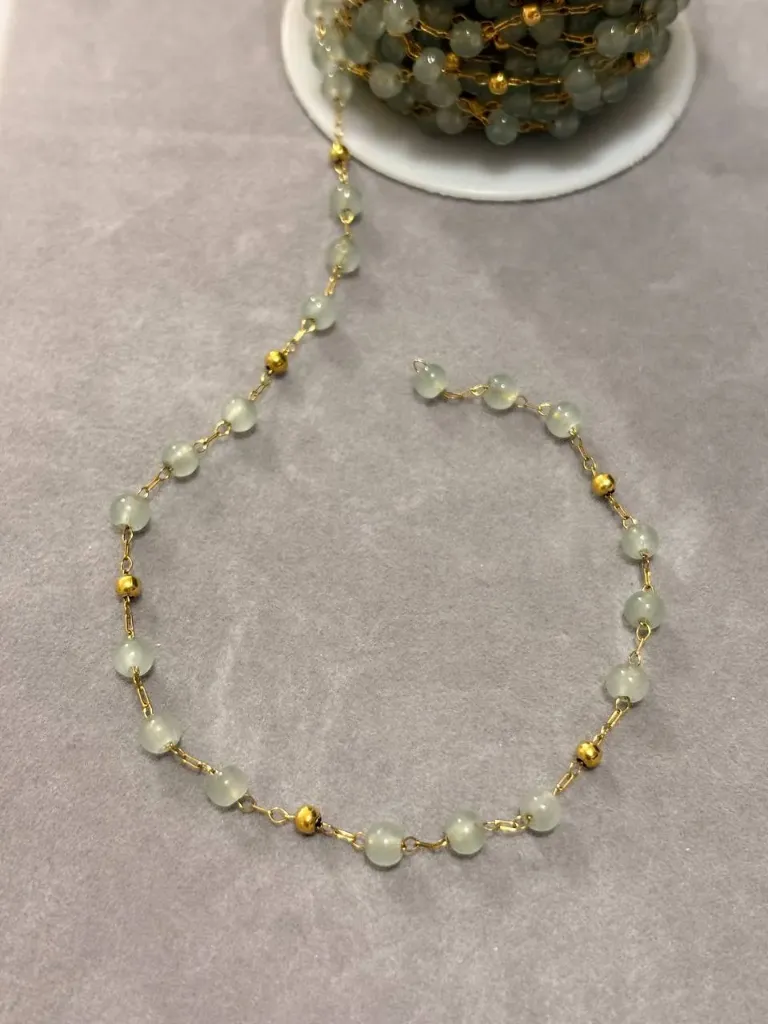 Mint stainless steel chain (40cm necklace)