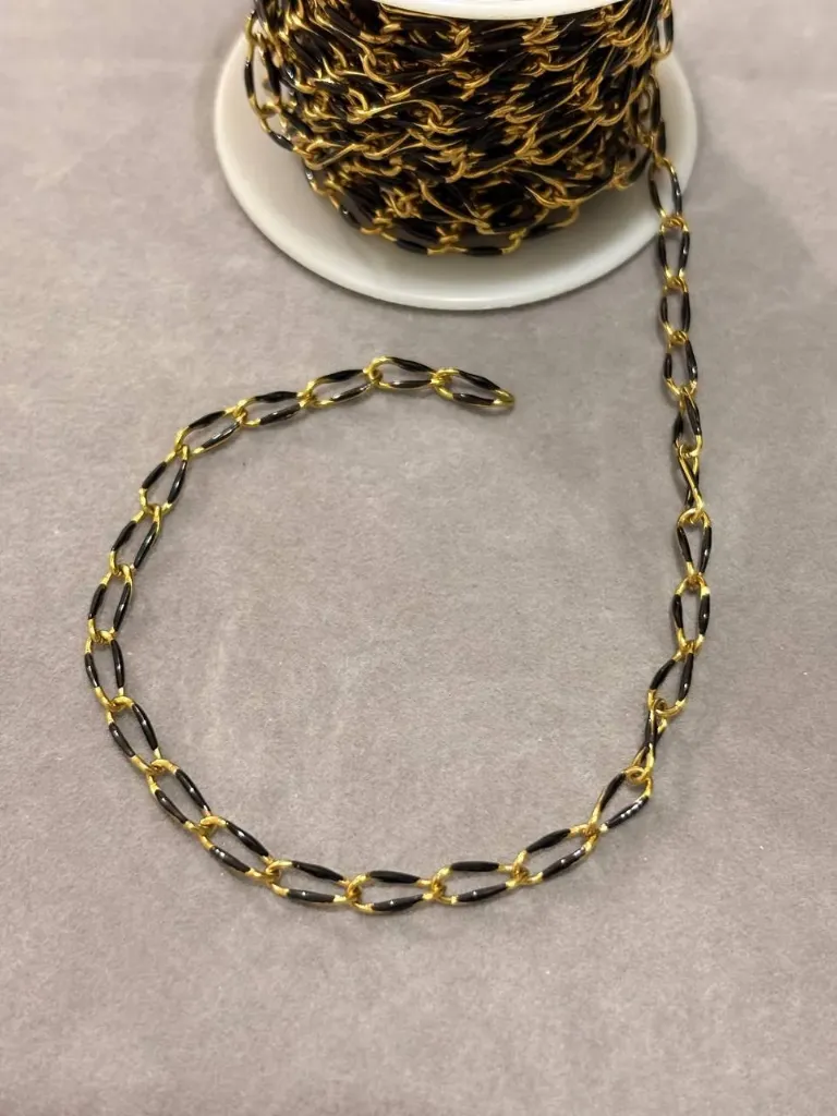 Black stainless steel chain (bracelet)