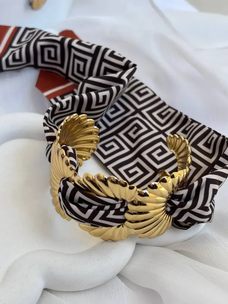 Scarf bangle-Stainless steel