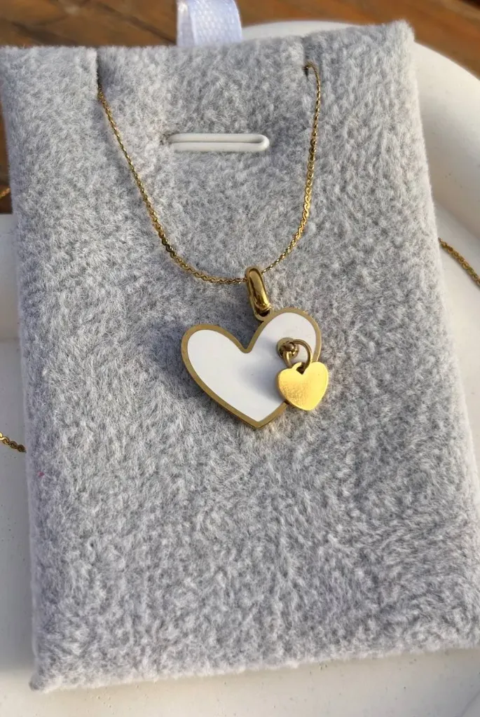 Heart necklace -Stainless steel