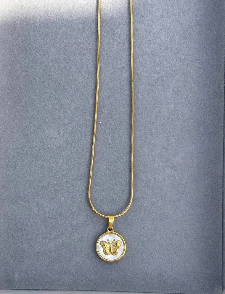 Butterfly necklace-Stainless steel