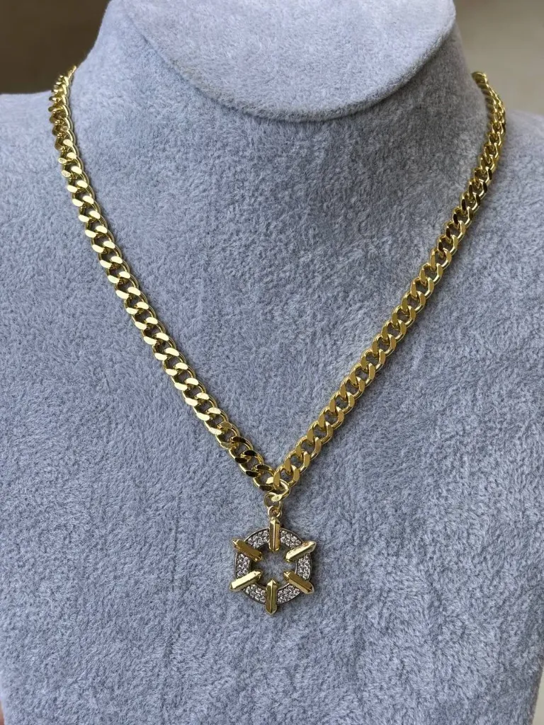 Gold plated necklace