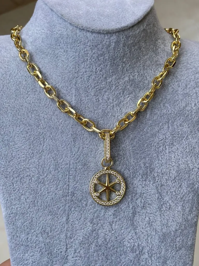 Gold plated necklace