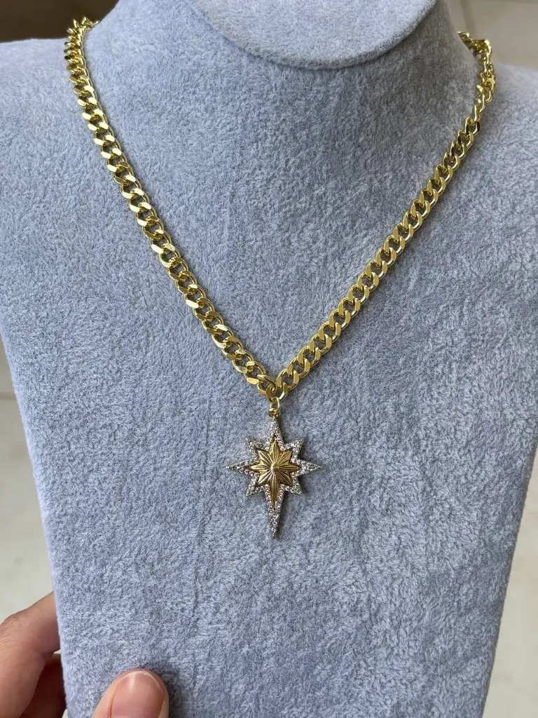 Gold plated necklace