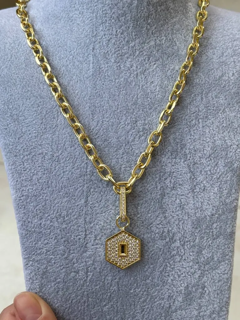 Gold plated necklace