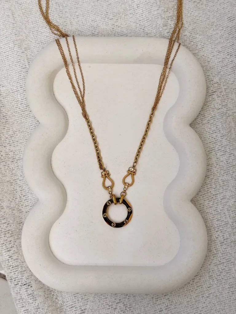 Unique stainless steel necklace