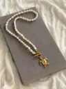 Original seashell necklace with stainless steel turtle charm