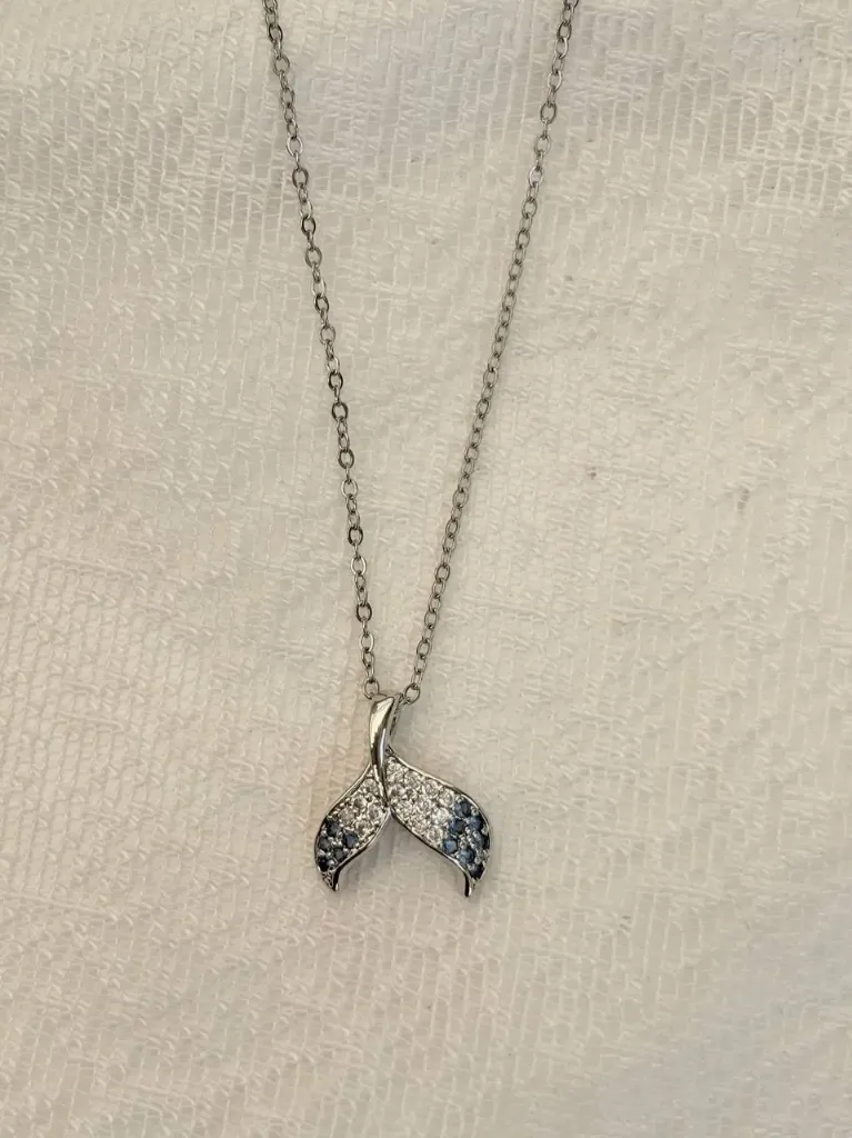 Teil silver necklace
